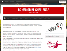 Tablet Screenshot of fcmemorialchallenge.com